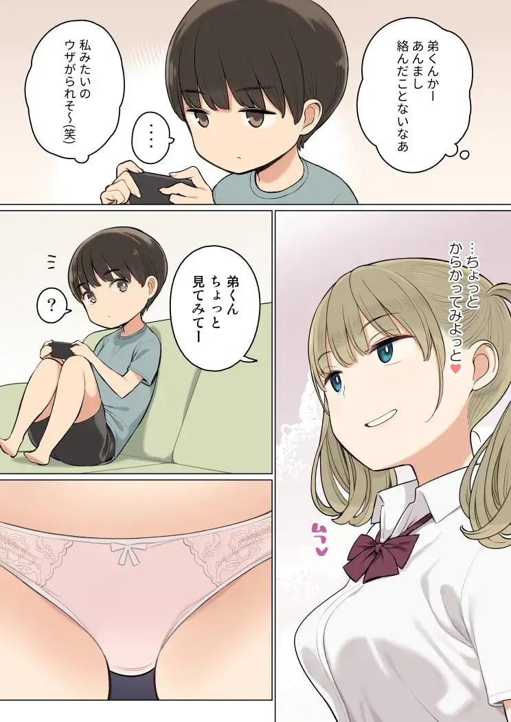 お姉ちゃんの友達がエッチな人ばかりだったから サンプル画像 2枚目