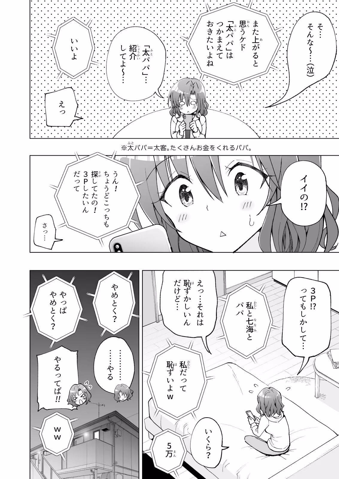 パパ活はじめました7〜ハーレム撮影編(1)〜 サンプル画像 8枚目