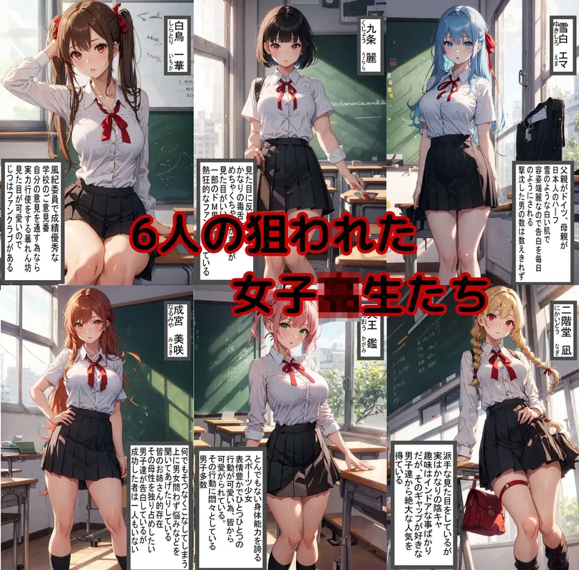 調教学園 6人の狙われた女子校生【セリフ付き】 サンプル画像 1枚目
