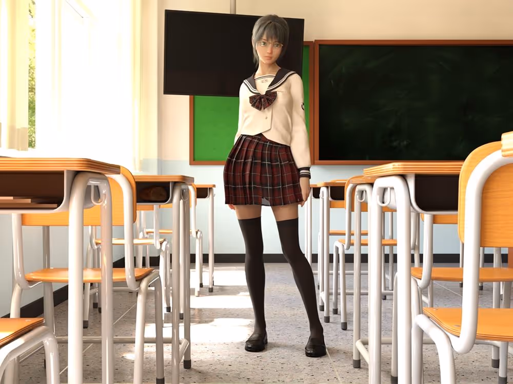 教室少女 しのぶちゃん サンプル画像 1枚目
