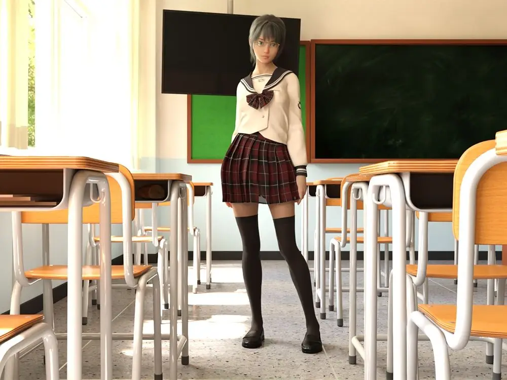 教室少女 しのぶちゃん サンプル画像 1枚目