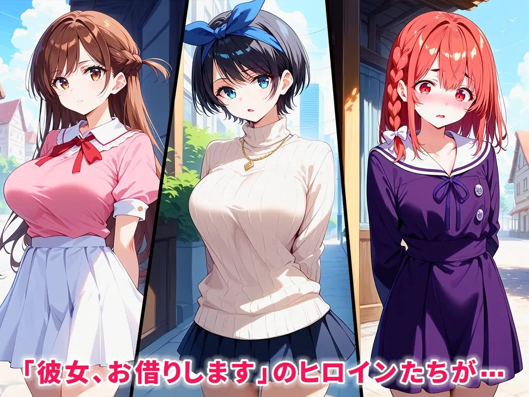 S級レンカノ三人が催●おじさんに全員寝取られ孕まされる話 サンプル画像 1枚目