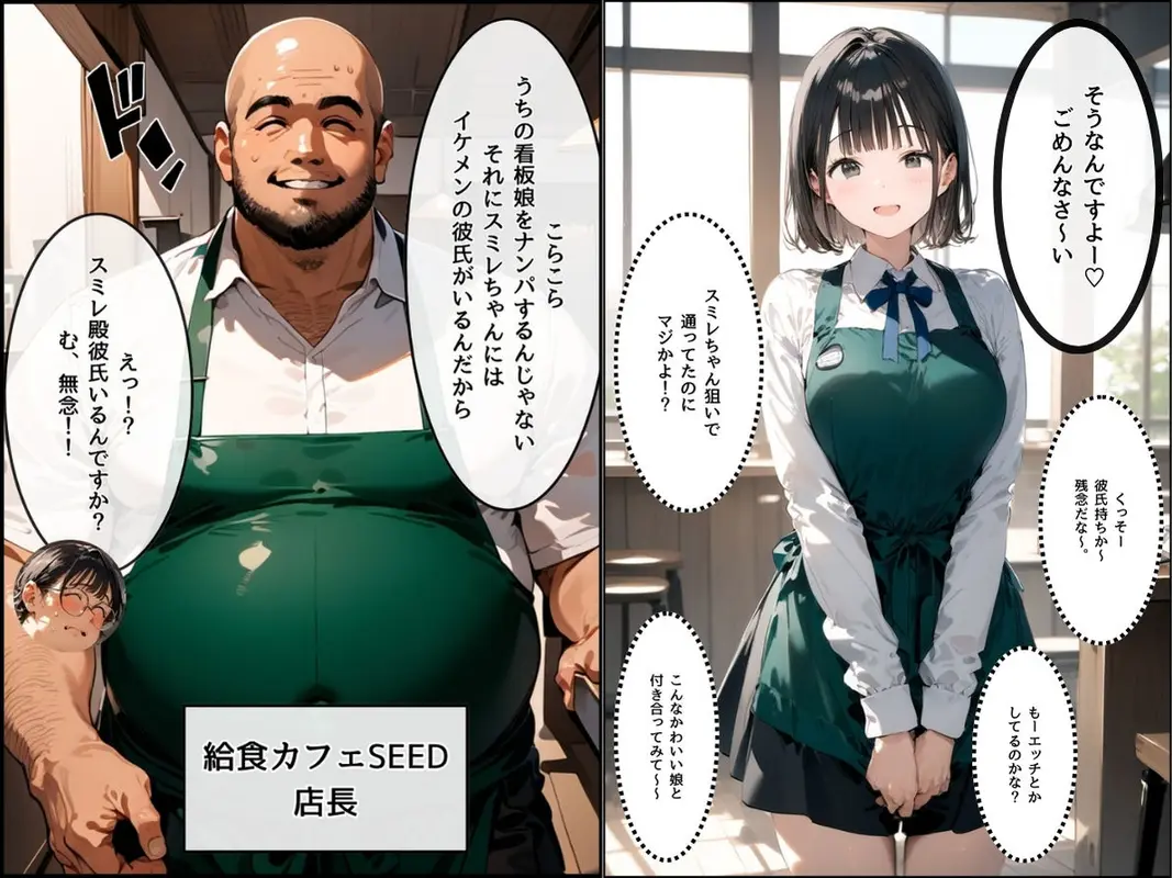 僕の彼女が種付けおじさんにNTRされてしまった件2巻 サンプル画像 2枚目