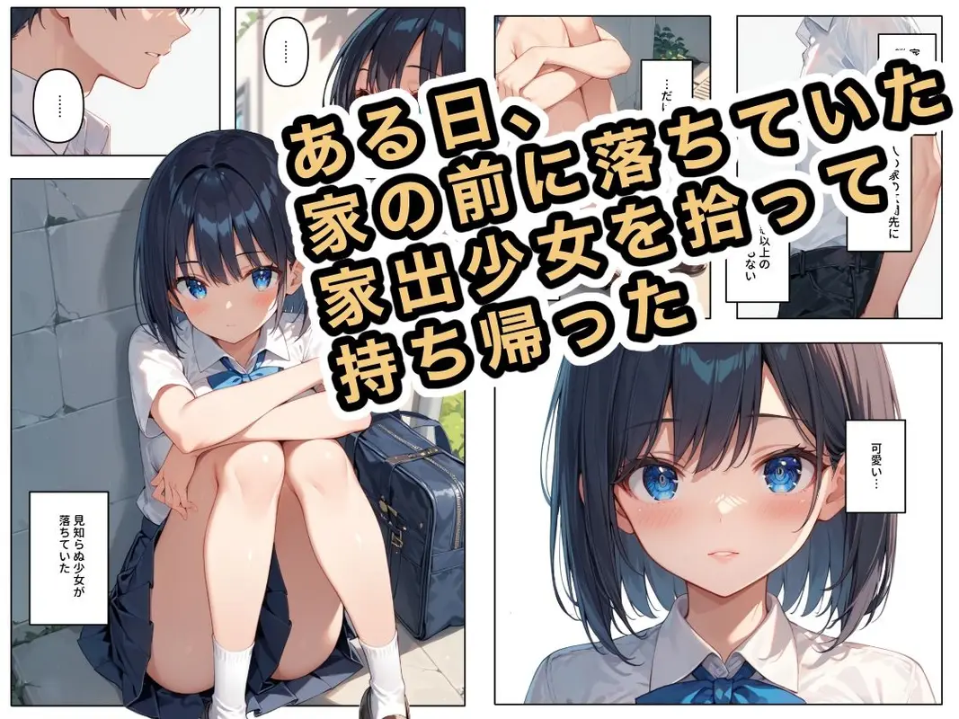 拾った家出少女に懐かれた サンプル画像 1枚目
