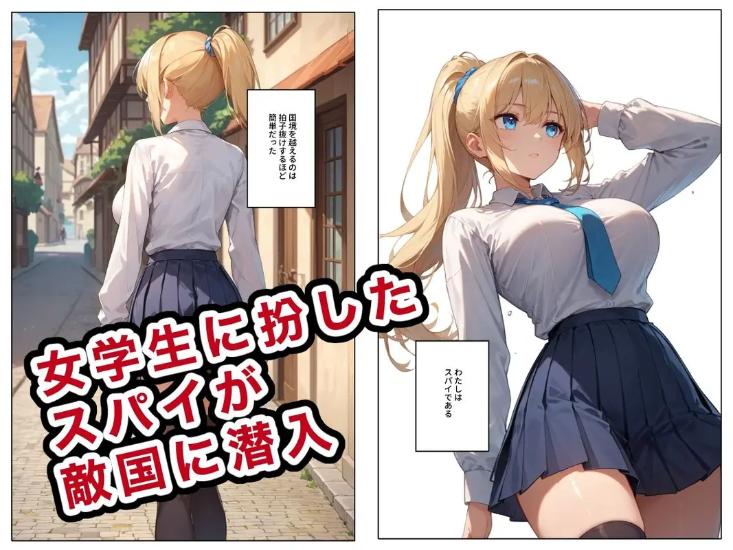 女学生スパイの抵抗 サンプル画像 1枚目