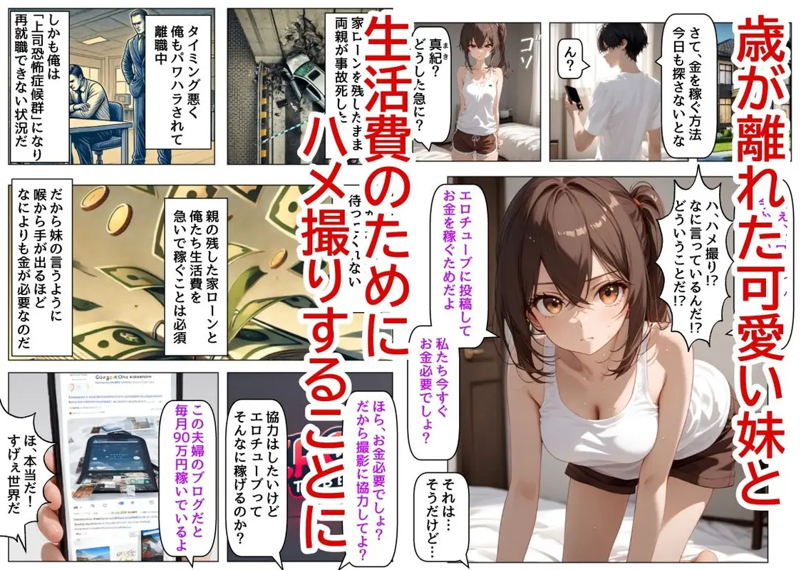 クールな妹からハメ撮りに誘われる サンプル画像 1枚目