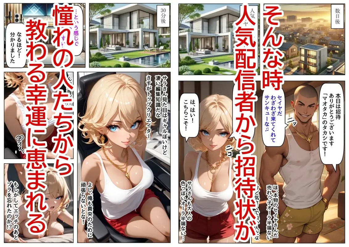 両想いの巨乳な幼馴染が、卑劣な人気配信者に寝取られる サンプル画像 2枚目