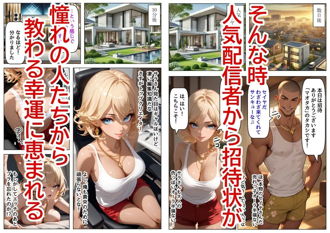両想いの巨乳な幼馴染が、卑劣な人気配信者に寝取られる サンプル画像 2枚目