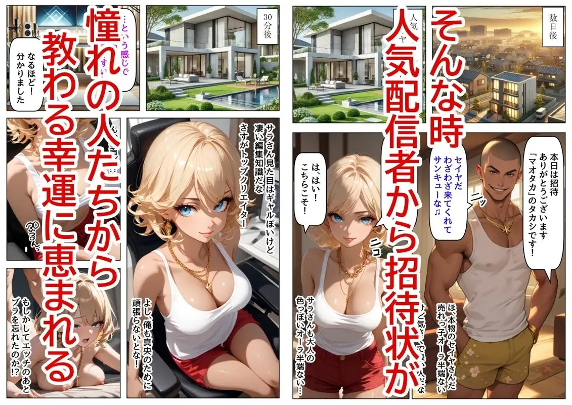 両想いの巨乳な幼馴染が、卑劣な人気配信者に寝取られる サンプル画像 2枚目