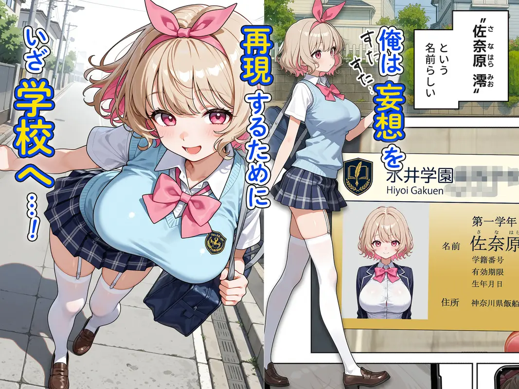 キモおじ⇔JK入れ替わり【1】この娘の人生台無しにしたろw サンプル画像 10枚目