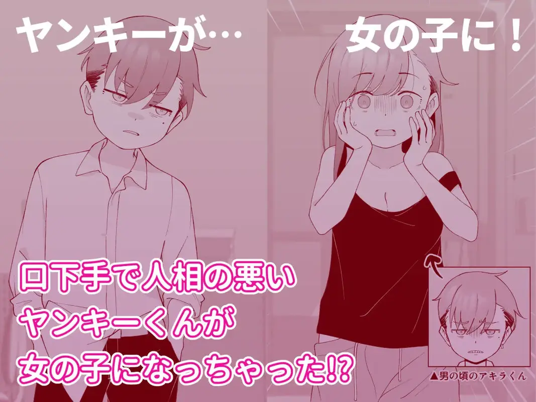 先生の彼女になる女の子になっちゃったヤンキー君 総集編完全版 サンプル画像 1枚目