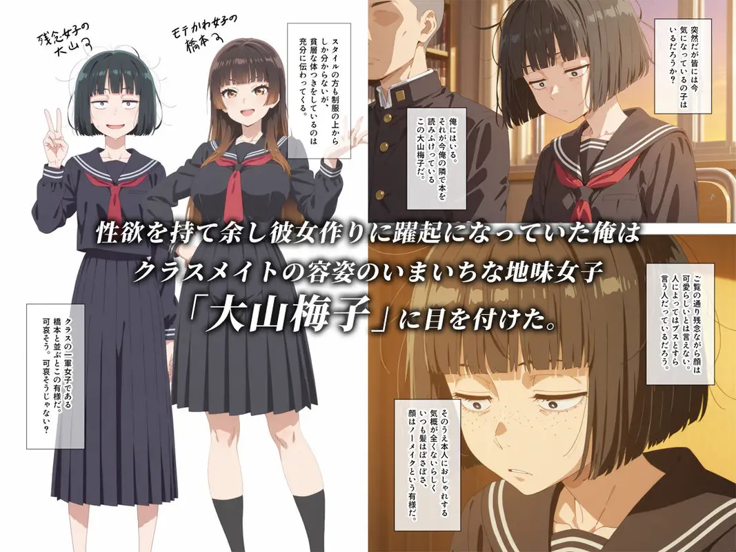 とにかくヤリたくて妥協の末付き合った地味顔で貧相な体の女子をうっかり孕ませてしまった俺の末路 サンプル画像 1枚目