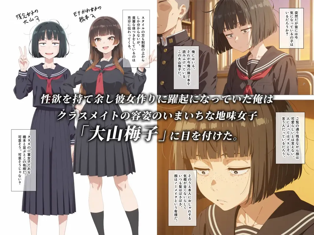 とにかくヤリたくて妥協の末付き合った地味顔で貧相な体の女子をうっかり孕ませてしまった俺の末路 サンプル画像 1枚目