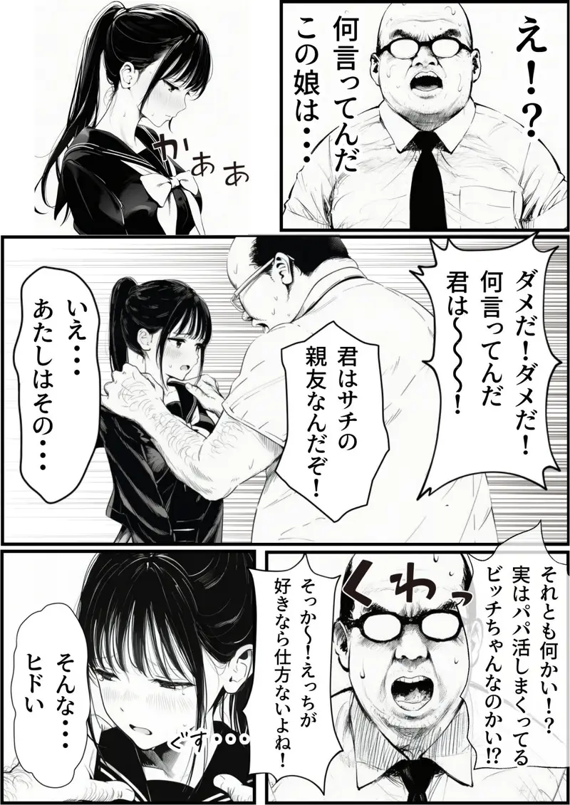 セックスしないと出られない部屋に娘の親友と閉じ込められたんだが・・・ サンプル画像 4枚目