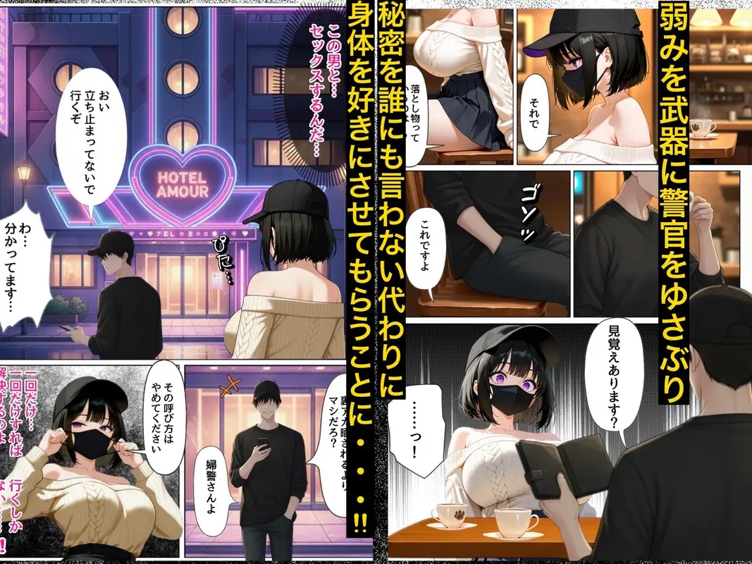 強気な裏アカ警察官、潮だくセックスで二か月後に分からされる話 サンプル画像 4枚目