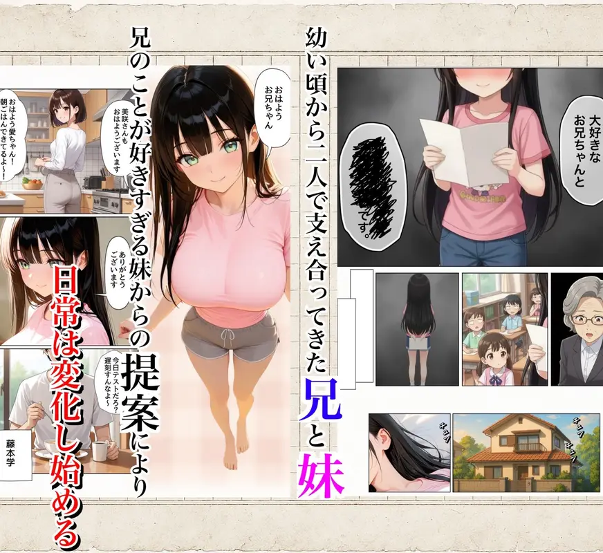 俺を好きすぎる妹がベロキス中出し懇願してくるので精液まみれにして孕ませてしまった話 サンプル画像 2枚目