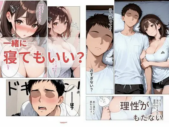 距離の近い幼馴染が 「泊まっていい?」って言ってきたので俺の理性がもたなかった話 サンプル画像 3枚目