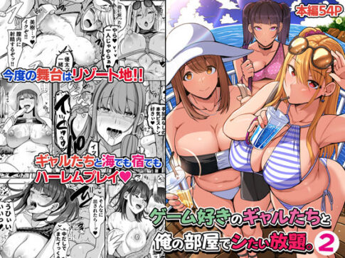 ゲーム好きのギャルたちと俺の部屋でシたい放題2 [Umour][d_318484][パッケージ画像]